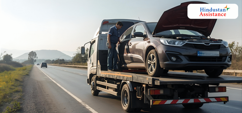Breakdown recovery towing
