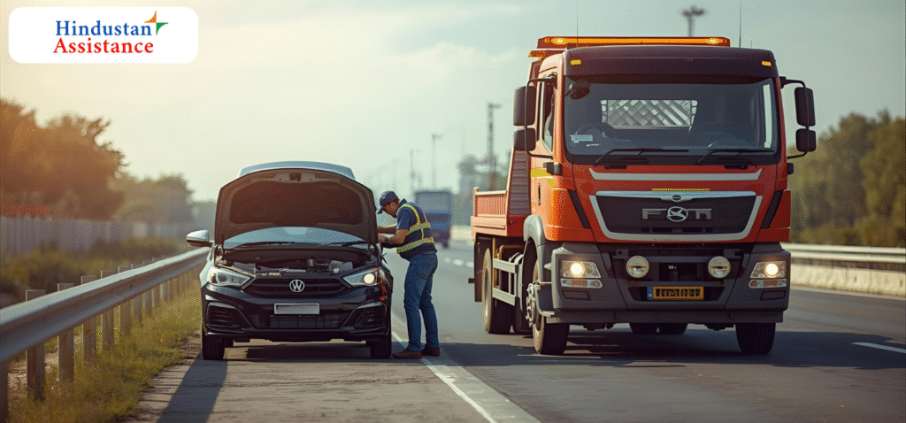 Fast response breakdown towing