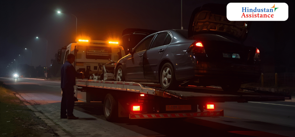 Towing for nighttime breakdowns