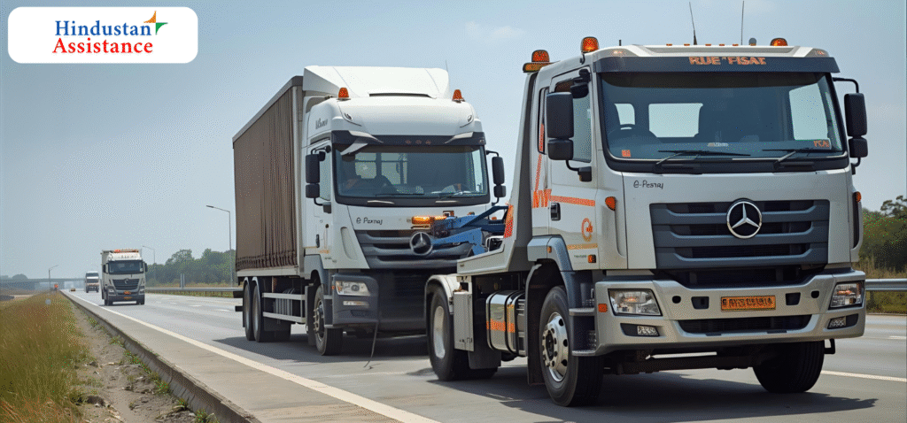 Truck towing service 